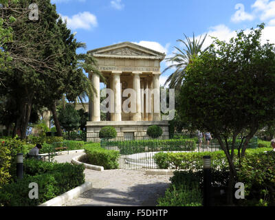 Jardins Barrakka inférieur à La Valette, Malte Banque D'Images