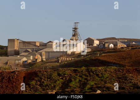 Geevor tin mine dans l'ouest de Cornwall, United Kingdom Banque D'Images