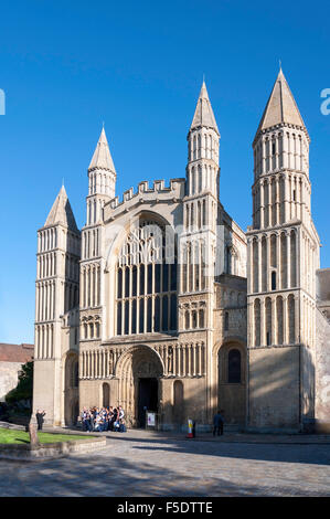 La Cathédrale de Rochester, Boley Hill, Rochester, Kent, Angleterre, Royaume-Uni Banque D'Images