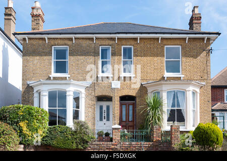 Victorian maisons jumelées, Leigh Hill, Leigh-on-Sea, Essex, Angleterre, Royaume-Uni Banque D'Images