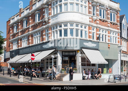 Arrêter le monde Coffee Shop, Oakleigh Park Drive, Leigh-on-Sea, Essex, Angleterre, Royaume-Uni Banque D'Images