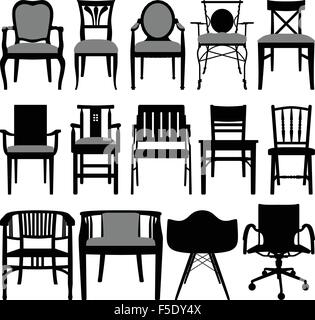 Chaise Design Illustration de Vecteur