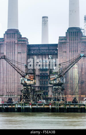 Battersea Power Station, Londres, Angleterre, Royaume-Uni, Europe Banque D'Images