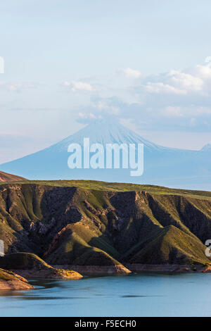 Moindre Ararat, NT 3925m, près du Mont Ararat en Turquie photographié d'Arménie, Caucase, Asie centrale, Asie Banque D'Images