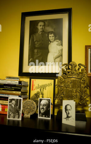 Fondation Francisco Franco à Madrid, Espagne. Fundacion franquismo generalisimo général dictateur espagnol dictature Banque D'Images