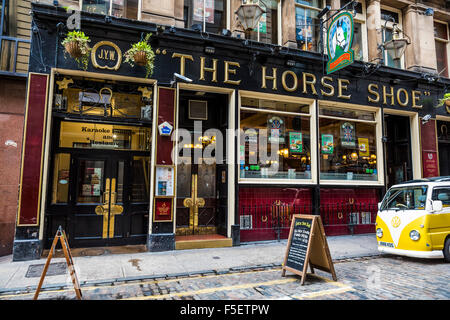 The Horse Shoe Bar dans le centre-ville de Glasgow, Drury Street, Écosse, Royaume-Uni Banque D'Images