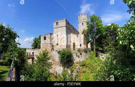 Burg Randeck, château, Essing, Bavière, Allemagne Banque D'Images