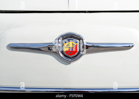 Fiat Abarth 695 badge Banque D'Images