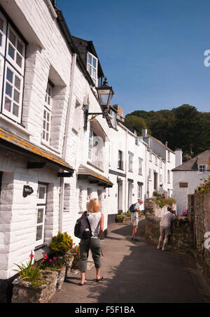 Voir le Warren Cornwall England UK Polperro Banque D'Images