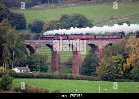 Classe 45699 Jubilé LMS Galatée "La montagne de Cumbrie Express', sur le train à vapeur s'installer à Carlisle Railway. Beck sec Vi Banque D'Images