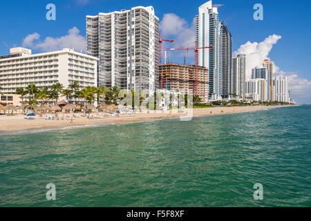 Sunny Isles Beach à Miami, Floride Banque D'Images