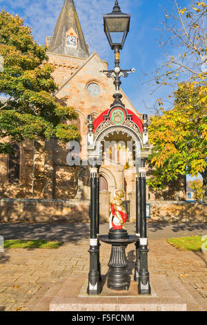 La CATHÉDRALE DE DORNOCH SUTHERLAND ECOSSE LA STATUE COMMÉMORATIVE DE ANDERSON Banque D'Images