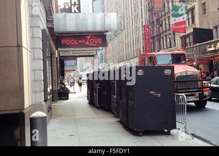 Une séance de photos pour la pièce de Broadway 'Fool for Love' au Manhattan Theatre Club dispose d''atmosphère : où : New York, United States Quand : 02 Oct 2015 Banque D'Images