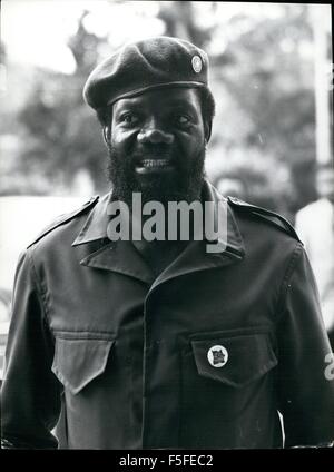 1967 - M. Jonas Savimbi, Président de l'UNITA, mouvement de libération de l'Angola. Né en 1934. L'Angola et instruits à Lisbonne, Fribourg et Lausanne les universités. Ministre des affaires étrangères du Gouvernement angolais en exil, 1962. L'UNITA a fondé et est devenu président en 1966. Crédits : Camerapix © Keystone Photos USA/ZUMAPRESS.com/Alamy Live News Banque D'Images
