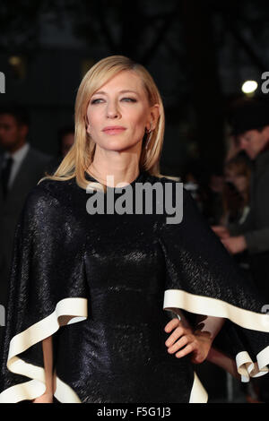 Londres, Royaume-Uni, le 14 Oct 2015 : Cate Blanchett assiste à la Carol premiere, 59th BFI London Film Festival à Londres Banque D'Images