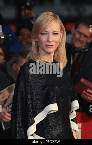 Londres, Royaume-Uni, le 14 Oct 2015 : Cate Blanchett assiste à la Carol premiere, 59th BFI London Film Festival à Londres Banque D'Images