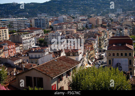 Impressionen : Skyline, Cannes, Cote d Azur, Frankreich/ Cannes, Cote d'Azur, France. Banque D'Images