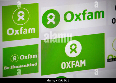 Markenname : 'Oxfam', Berlin. Banque D'Images