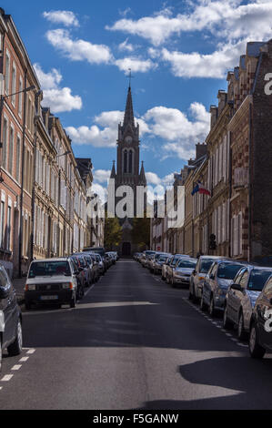 Église Saint Martin, Rue Debray, Amiens, Somme, Picardie, France Banque D'Images