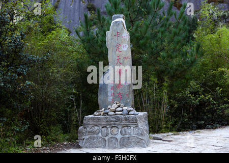 Kadinggou scenic spot au Tibet, Chine Banque D'Images