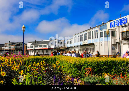 Pier 39 dans le quartier de Fisherman's Wharf San Francisco CA Banque D'Images