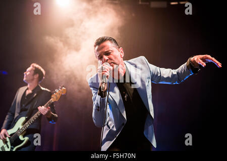 Milan, Italie. 4 novembre, 2015. Dave Gahan & Daniel Belanger en concert à fabrique crédit : Roberto finizio/ alamy live news Banque D'Images