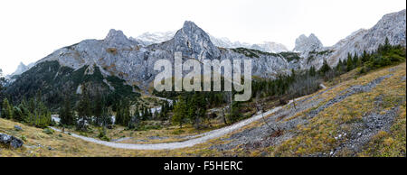 Höllenetal valley à Garmisch-Partenkirchen, Allemagne, Europe, UNION EUROPÉENNE Banque D'Images