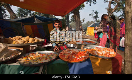 Maggy festival à Bardia, district de Terai, Népal Banque D'Images