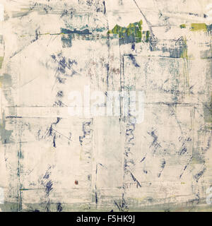 Grunge déchiré papier collage peint, fêlé, rayé background Banque D'Images