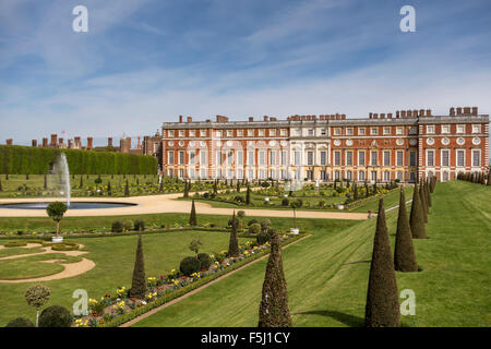 Le jardin privé, Hampton Court Palace, Richimond upon Thames, Surrey, UK Banque D'Images