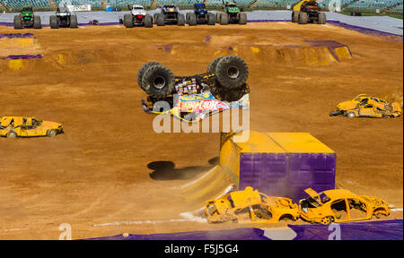 Monster Jam, Perth, Team Hot Wheels, Monster Trucks, Banque D'Images