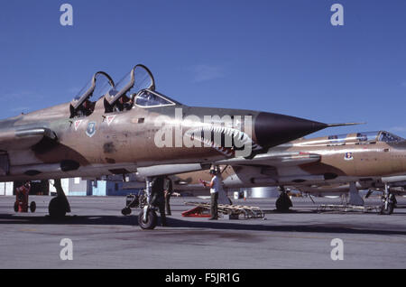 Republic F-105G 63-8307 561TFS 35TET George AFB 13Jul82 [Pierre B Banque D'Images