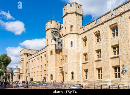 La Jewel House construite dans l'aile ouest de la Caserne de Waterloo dans la Tour de Londres City de Londres Angleterre GO UK EU Europe Banque D'Images