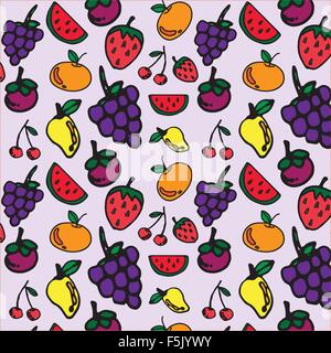 Motif fruits de votre conception sans couture Illustration de Vecteur