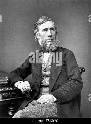 JOHN TYNDALL (1820-1893) Physicien irlandais vers 1872 Banque D'Images