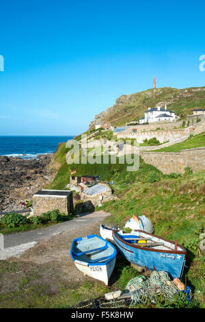 Prêtres Cove à Cape Cornwall, UK Banque D'Images