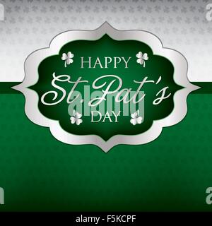 St Patricks Day carte en format vectoriel. Illustration de Vecteur