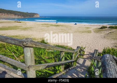 Plage de galets, Nouvelle Galles du Sud Banque D'Images