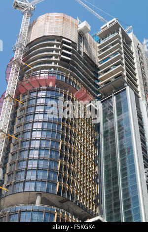 Les travaux de construction et de développement du Sud à Barangaroo où lendlease sont immeuble bureau et résidentiel,Sydney, Australie Banque D'Images