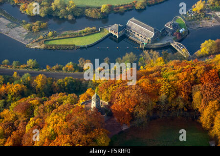 Berger monument à la zone de loisirs Hohenstein, Witten, Ruhr Aeria Banque D'Images