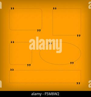 Jeu de bulles. Template vide. Illustration de Vecteur