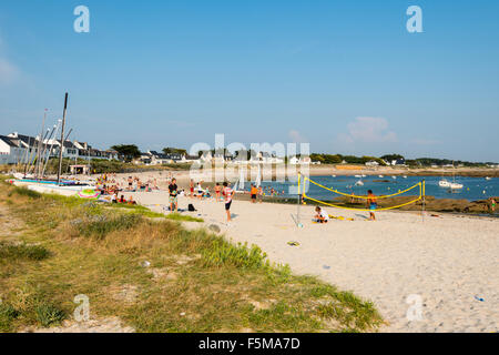 Piriac-sur-Mer (ouest France) : 'anse Lerat' cove Banque D'Images