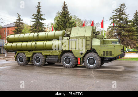 Système de missiles antiaériens S-300 (SAM) Banque D'Images