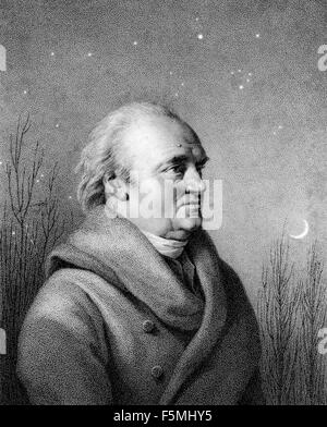 WILLIAM HERSCHEL (1738-1822) astronome germano-britannique Banque D'Images