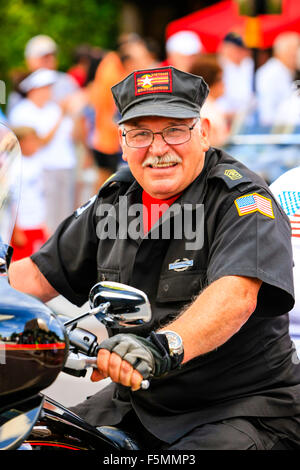 Membre du pow-MIA Vietnam Vets organisation au Memorial Day Parade à Sarasota FL Banque D'Images