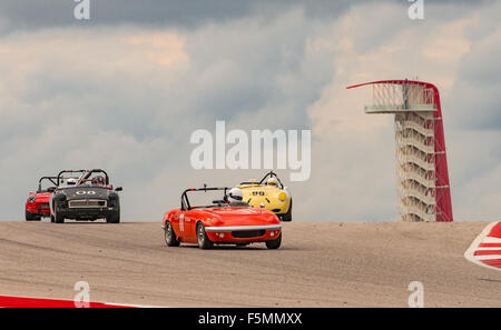 Vintage Sportscar Racing sur le circuit des Amériques, Austin, Texas. Banque D'Images