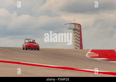 1964 TRIUMPH SPITFIRE EP class - piloté par Derek - Vick 2015 Vintage US CONSTRUITE PAR Championnat national tenu à COTA Banque D'Images