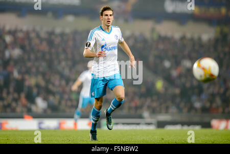 Prague, République tchèque. 05Th Nov, 2015. Leon Goretzka de Schalke au cours de l'Europa League Groupe K match de football entre le Sparta Prague et le FC Schalke 04 au stade de Letna à Prague, République tchèque, 05 novembre 2015. Photo : Thomas Eisenhuth/dpa/Alamy Live News Banque D'Images