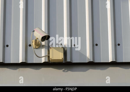 Caméra de sécurité CCTV. Banque D'Images