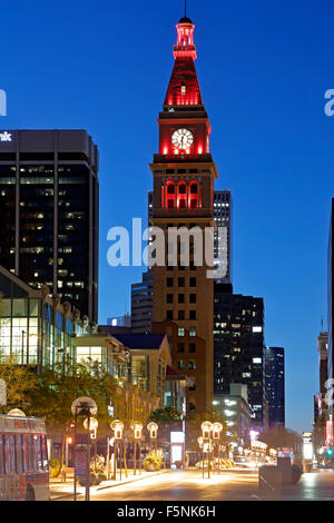 May D & F Tower, 16th Street Mall, Denver, Colorado USA Banque D'Images